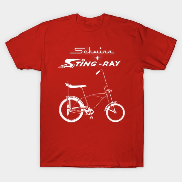 Schwinn Sting-Ray with Bike T-Shirt by offsetvinylfilm